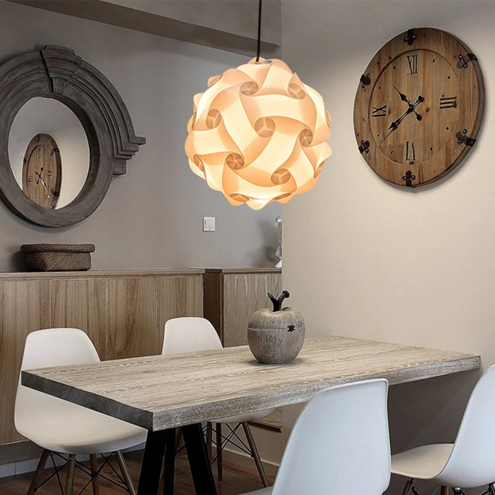 Современная простая шаровая люстра DIY геометрический потолочный светильник для