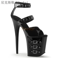 rncksi high heels womens stiletto summer sandals waterproof platform ultra high heel 20cm fashion womens shoes