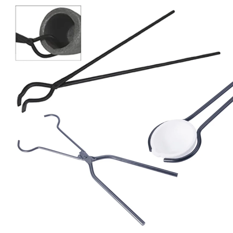 Тигельные щипцы сделай сам шарнирный держатель для плавильной печи золота и