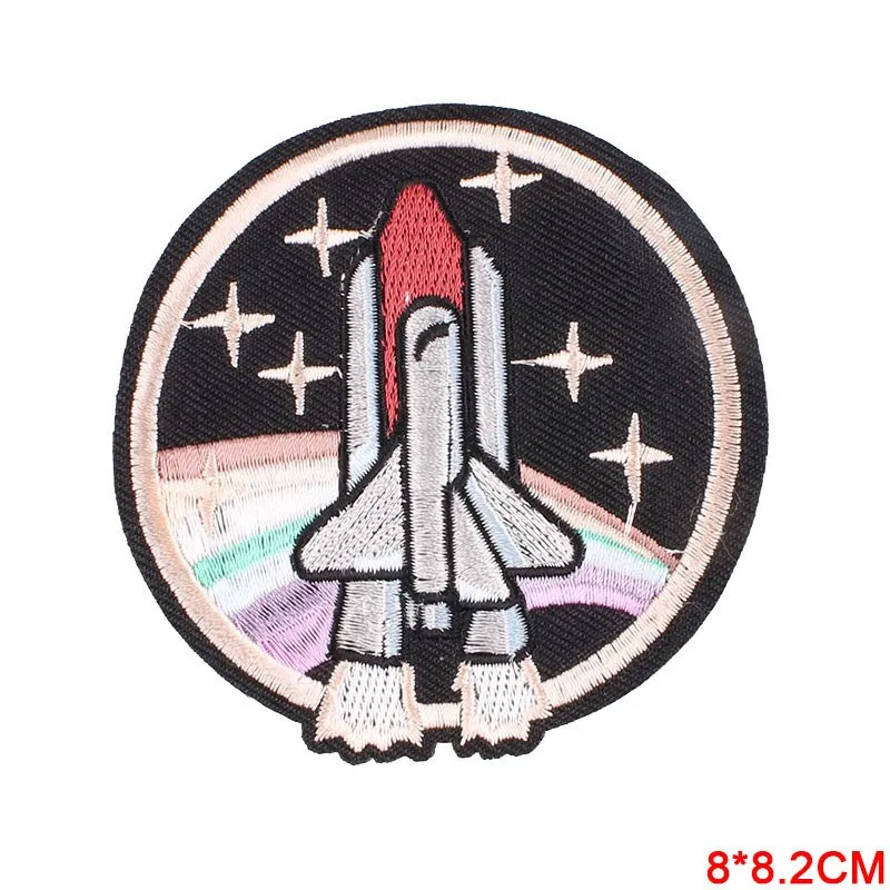UFO подвеска в виде космонавта и планеты Space вышитые патчи для утюга нашивки одежды