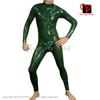 sexy body latex catsuit with codpiece rubber bodysuit overall zentai lt 122