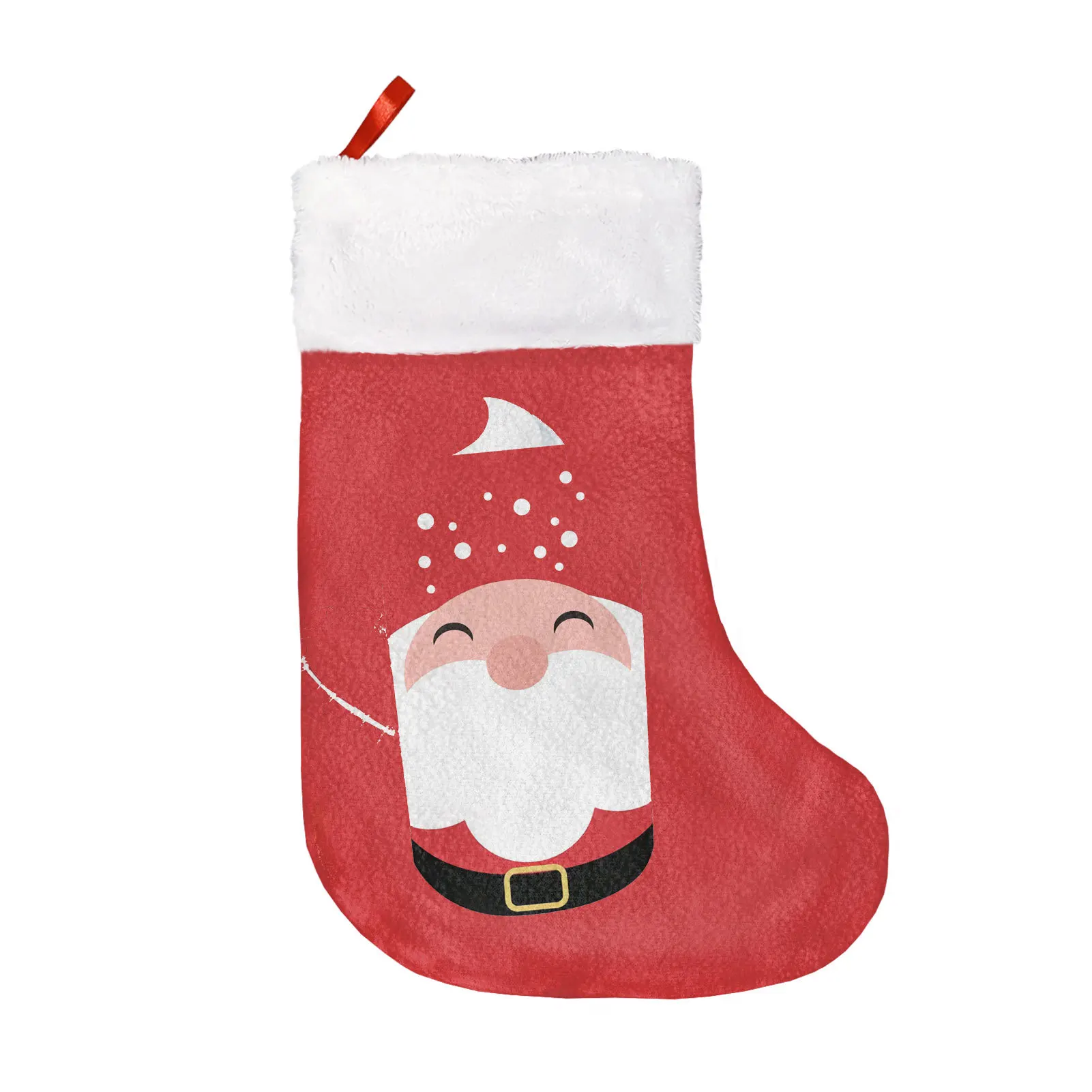 Dropshipping Personalized Custom Picture Christmas Stockings Santa Claus Sock Gift Kids Candy Bag Hanging Xmas Tree Ornament | Дом и сад