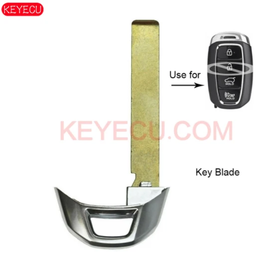 KEYECU Замена Uncut лезвие дистанционного ключа без Аварийный ключ для hyundai Kona Elantra Accent