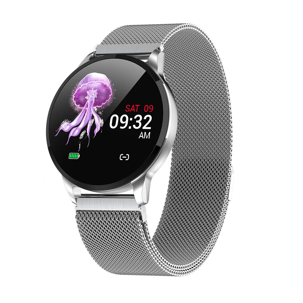Greentiger Новые смарт-часы для фитнеса для женщин монитор сердечного ритма Bluetooth Шагомер сенсорный Интеллектуальный спортивный Smartwatch VS L5 L7 F8