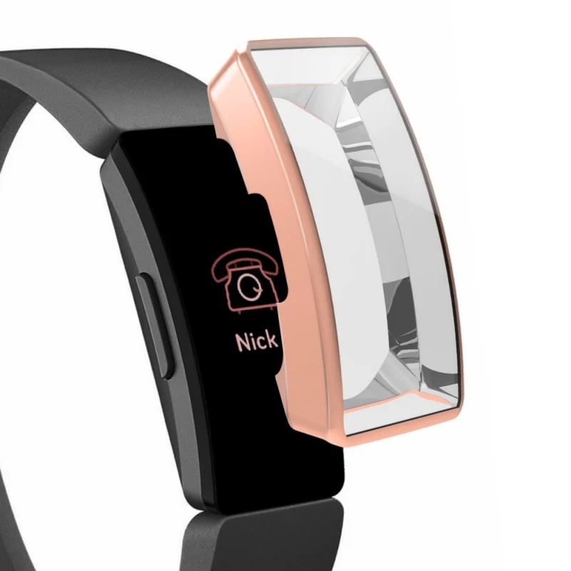 Чехол для часов с защитой от падения чехол ТПУ прозрачный защитный экрана Fitbit