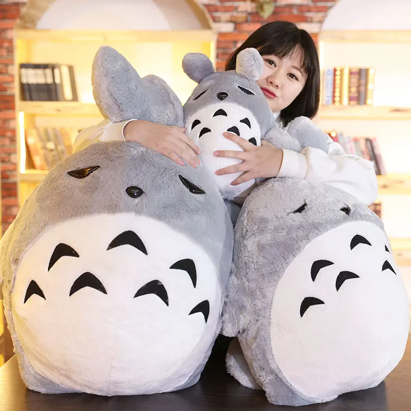 Dorimytrader 110cm Big Anime Мягкий плюшевый Totoro Toy 43 '' Фаршированный мультфильм Doll Kids