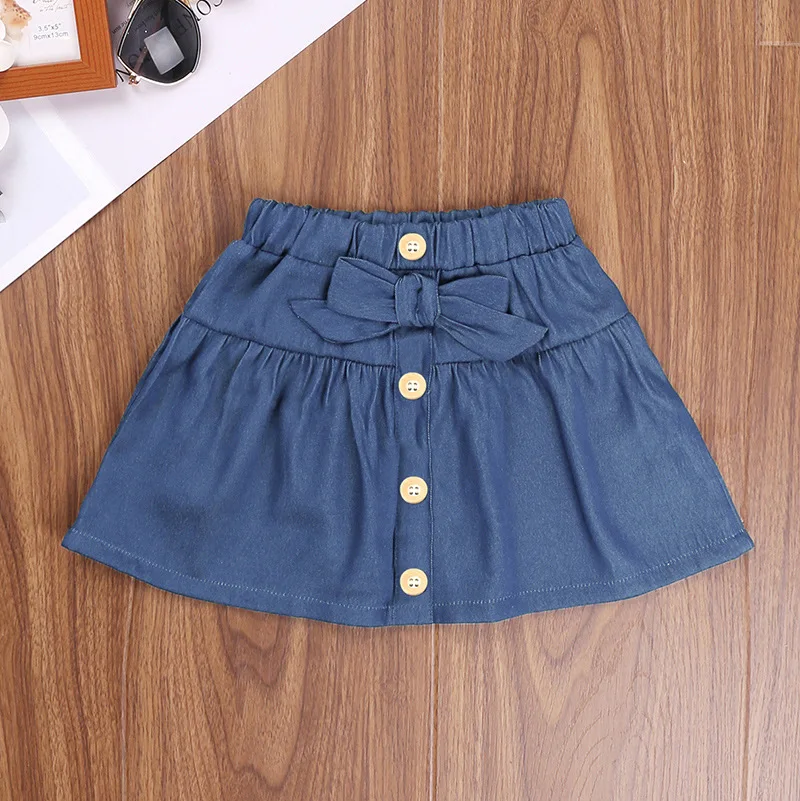 

Kids Clothes Girls Outfits Suits Summer Children Clothing Girl Sets T-shirt and Cowboy Skirt 2Pcs Boutique Kids Clothing