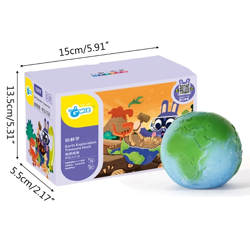 

Xiuinserty Educational Dinosaur Excavation Archaeological Dig Toy DIY Assembly Model Gifts for Kids DIY Assembly Model Kids Gift