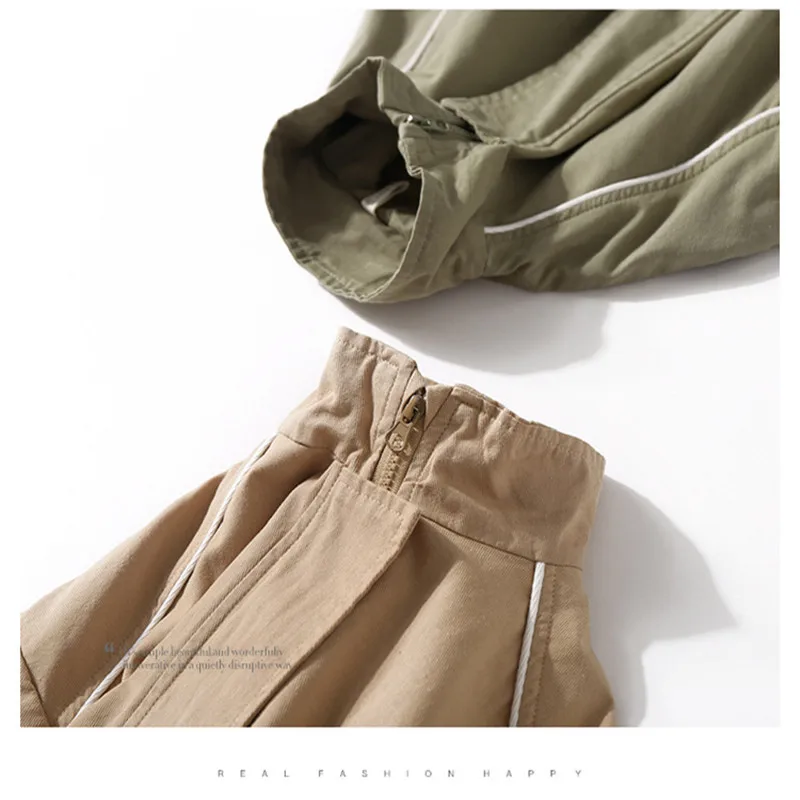 

2-8Y Infant Baby Boys Autumn Winter Jacket Solid Long Sleeve Zipper Turn Down Collar Coat Boys Windshield Warm Outwear Jacket