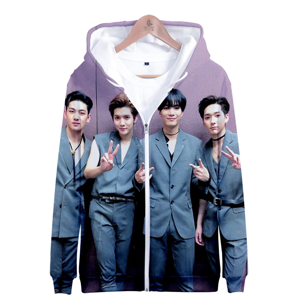 Толстовка с капюшоном на молнии длинным рукавом | Мужская одежда