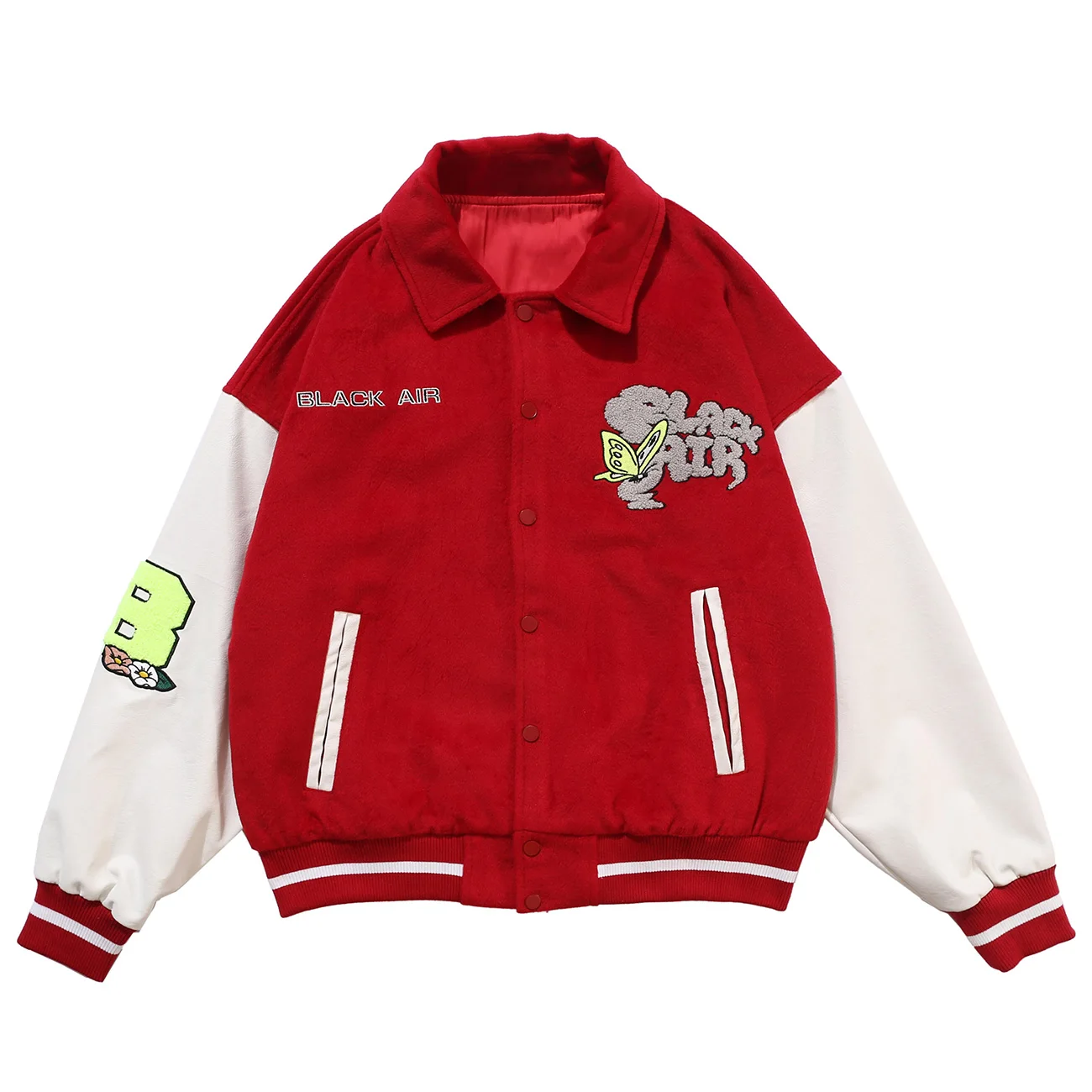 Куртка мужская в стиле хип-хоп Лоскутная бейсбольная куртка-бомбер Харадзюку с