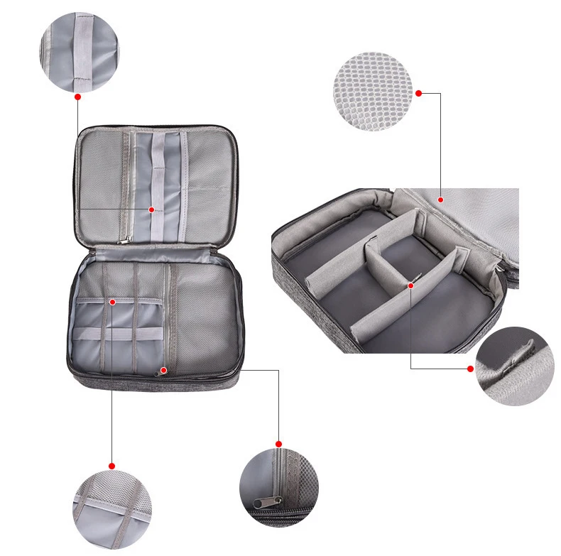 Дорожная сумка для хранения кабелей органайзер цифровых электронных устройств