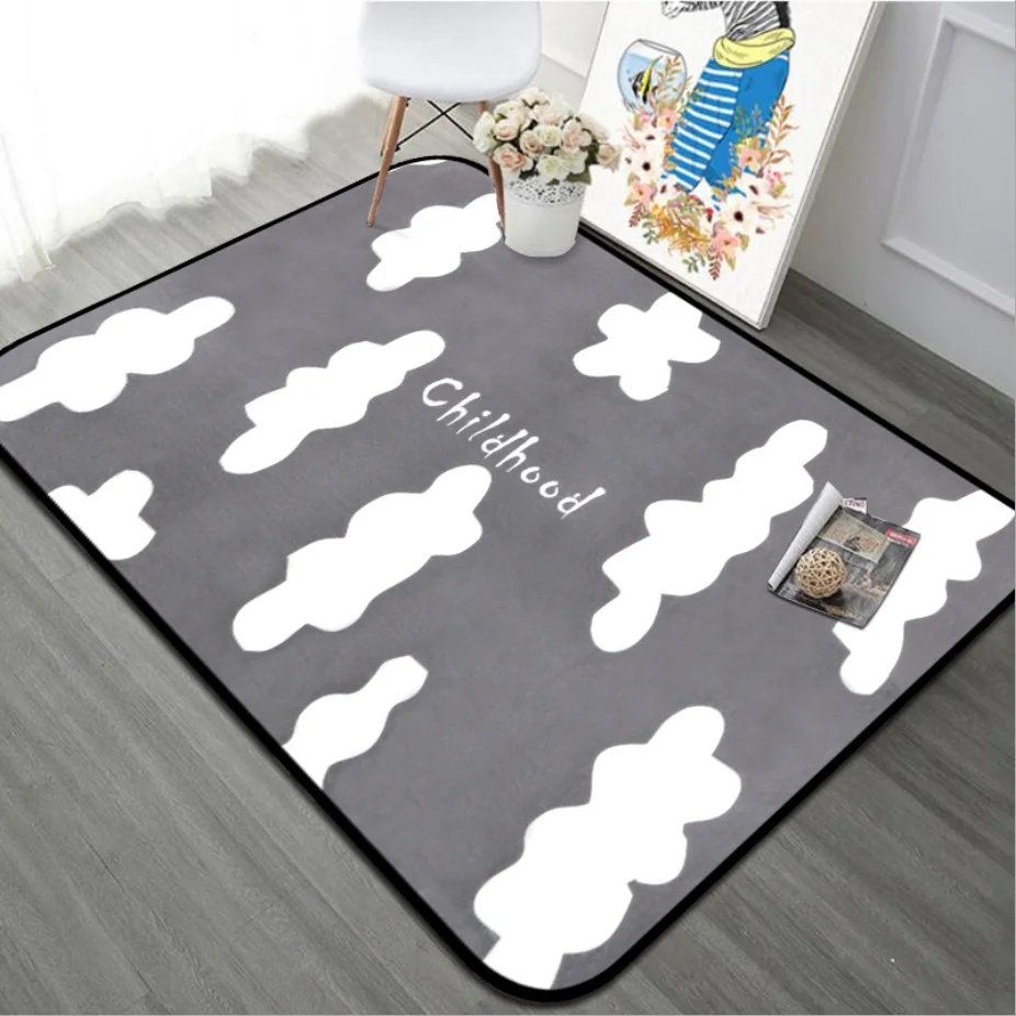 Коврик Ins для гостиной спальни дивана журнального столика детский коврик