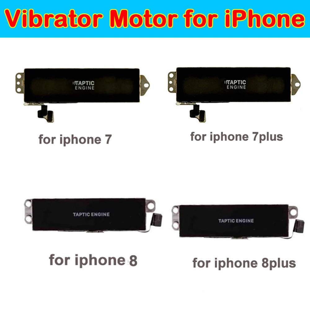 100% протестированный Мотор Вибратор Замена для iPhone 7 7Plus 8 8Plus гибкий кабель