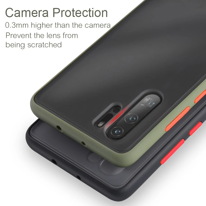 Чехол для телефона huawei P30 P20 mate 30 20 Lite Pro Nova5i Y9 Y7 Y6 Prime 2019 Honor 9X цветная рамка матовый