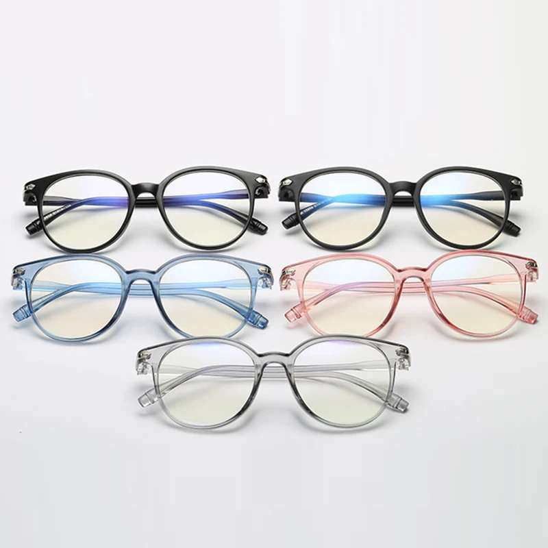 

Anti Blue Rays Computer Round Glasses Men Women Blue Light Coating Gaming Glasses for Computer Protection Eye Retro Spectacles