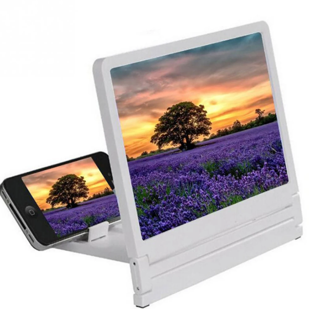 

Mobile Phone Screen Magnifier Video Amplifier Smartphone Stand Enlarge 18x12CM Portable Amplifie for travel enjoy life