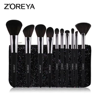 zoreya zhuo er ya new style currently available 10 rubber paint pointed tail handle portable universal makeup brush set