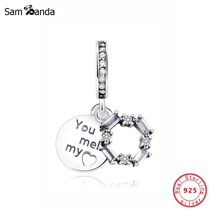 Original 100% 925 Sterling Silver Charm Bead Ice Carving Pendant Charms Christmas Fit Bracelet Women DIY Jewelry | Украшения и