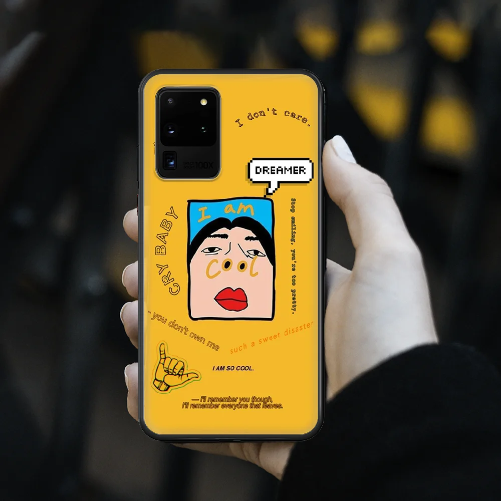 

I Am So Cool Phone Case cover hull For SamSung Galaxy S 5 6 7 8 9 10 20 Edge Plus E Lite Ultra black Coque 3D Waterproof Fashion