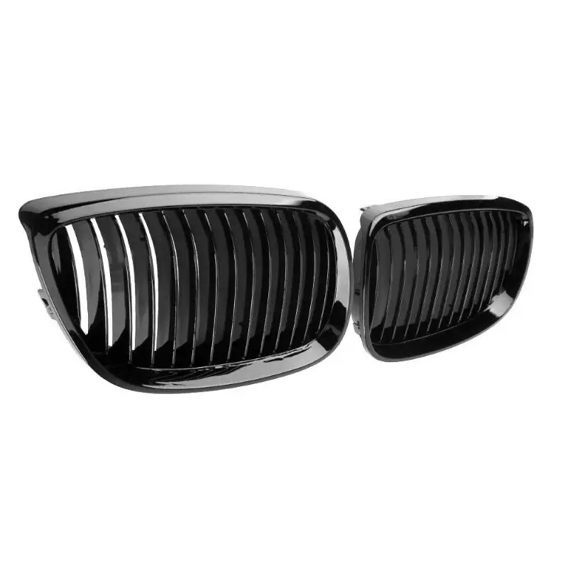 VODOOL 2 шт глянец Черный Передняя ножная решетка гриль для BMW E92 E93 316i 320d 320i 325i 2006-10
