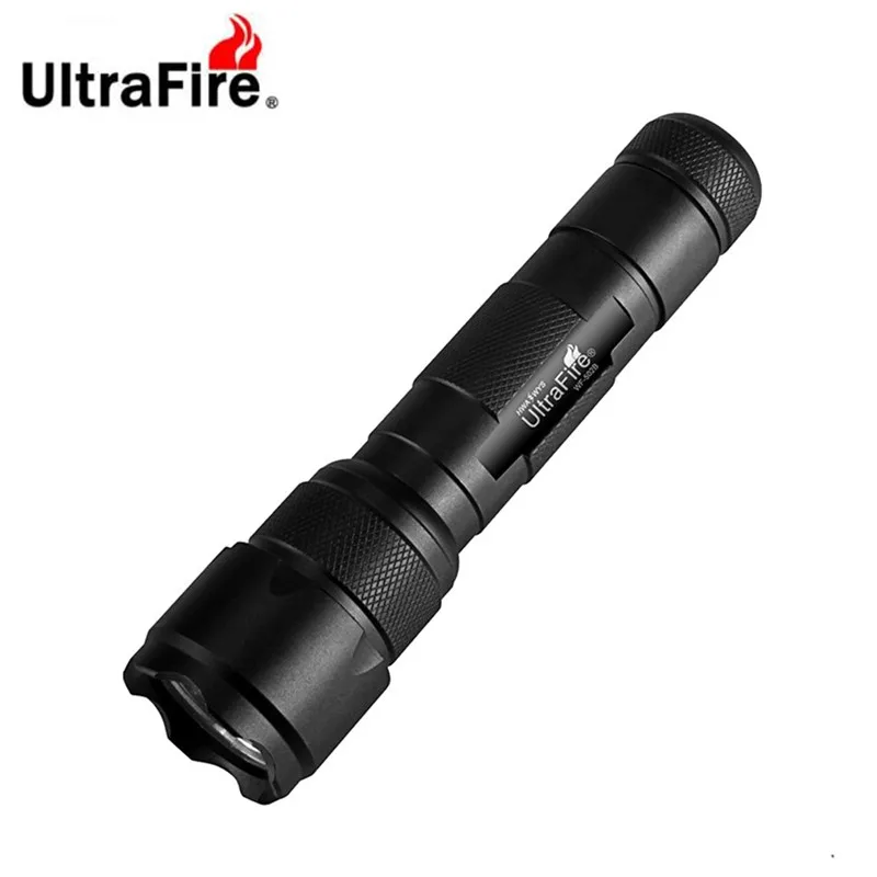 Светодиодный фонарь UltraFire WF 502B Портативный XP L V6 18650 фонарик Перезаряжаемые Фонари