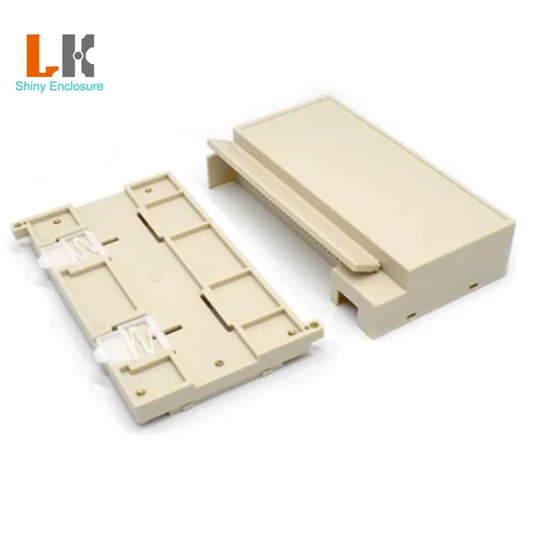 LK-PLC19 Plastic Din Rail Controller Enclosure Electronics Casing PLC Instrument Device Box 179x100x48mm