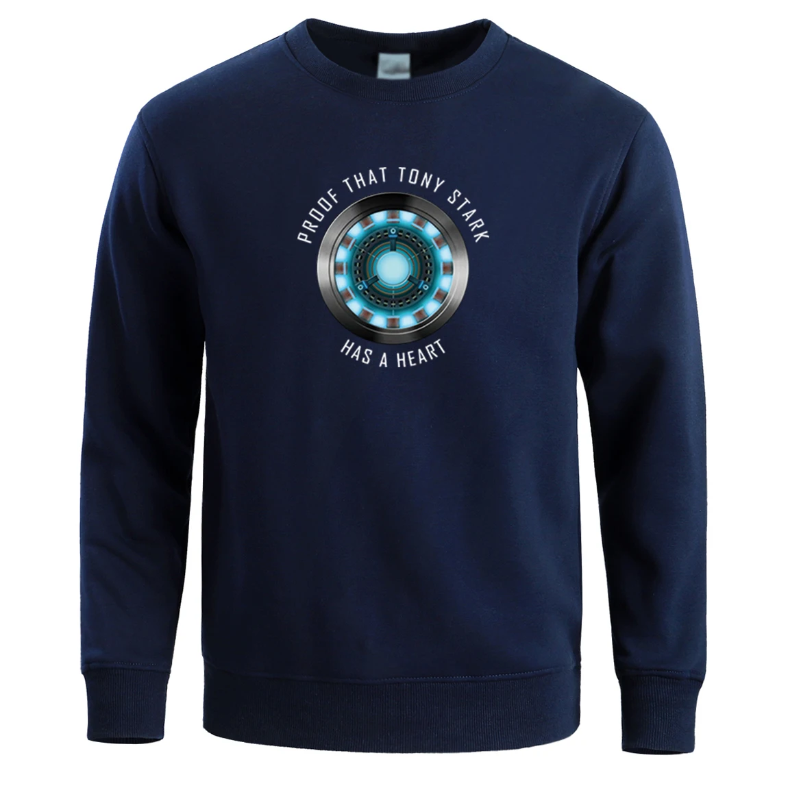 Доказательство Тони Старк толстовка мужская с круглым вырезом толстовки Мужские
