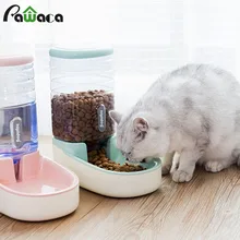 3.8L Pet cat автоматические кормушки пластиковая бутылка для воды для собак большая емкость дозатор для воды для еды кошки собаки миски для кормления поилка