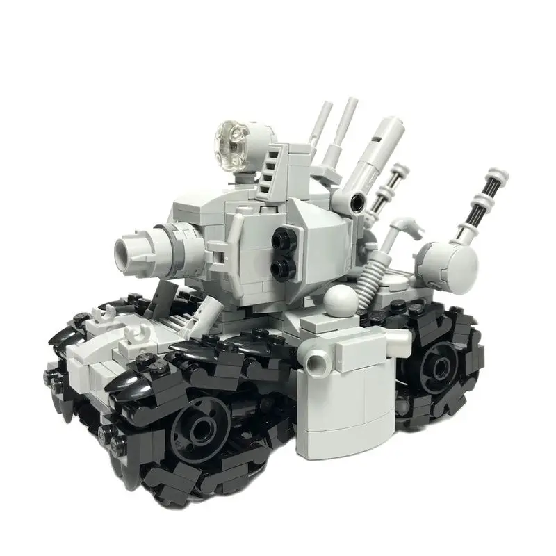 

Moc New Action Figure Metal Slug Tank SUPER 24110 Super Vehicle 001 Assembled model Toys Gray figurine gift