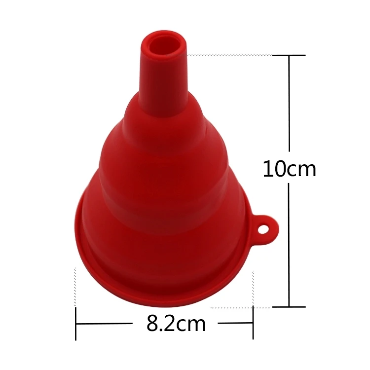 

Eco-friendly Multifunctional Folding Kitchen Tool Collapsible Mini Silicone Oil Funnel of Home Kitchen