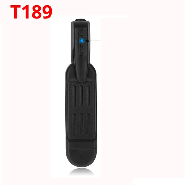 T189 Cam T189 HD 1080P Мини камера видеокамера микро камера DV DVR детектор движения видео диктофон микро Спортивная карманная полицейская камера sq11 - Цвет: T189 Cam