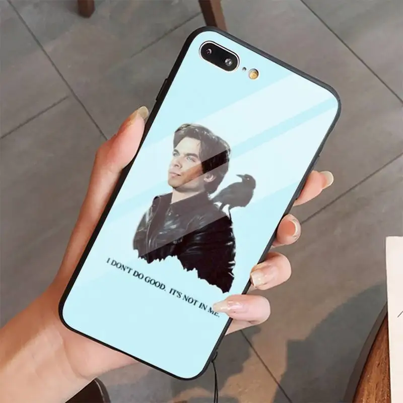 

The Vampire Diaries Phone Case Tempered glass For iphone 5C 6 6S 7 8 plus X XS XR 11 PRO MAX