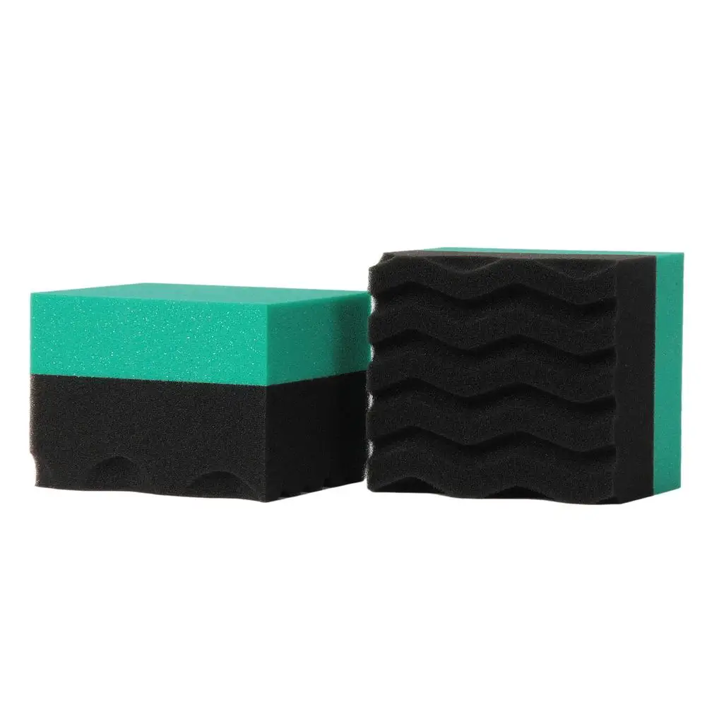

Sponge Applicator Car Waxing Sponge for Applying Tire Gel or Tire Cream for Tires Instrument Panel Center Console