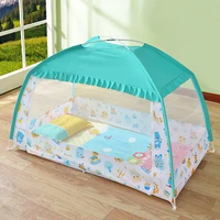 new cute ger type baby crib netting summer breathable foldable toddler mosquito net portable outdoor newbron bed tent 1 pcs