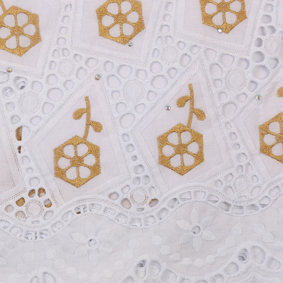 Новое кружево с цветочным рисунком ажурная хлопковая кружевная ткань