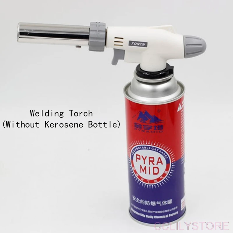 

Metal Flame Gas Torch Blow Torch Cooking AutoIgnition Butane Gas Welding-Burner