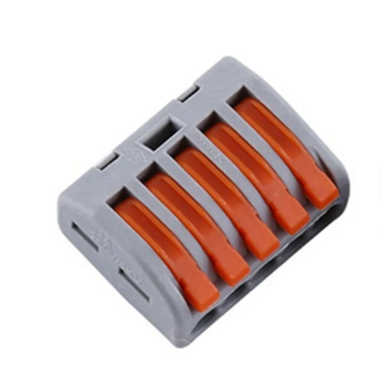 Универсальный Компактный проводной разъем 2/3/5 контактный проводник клеммный