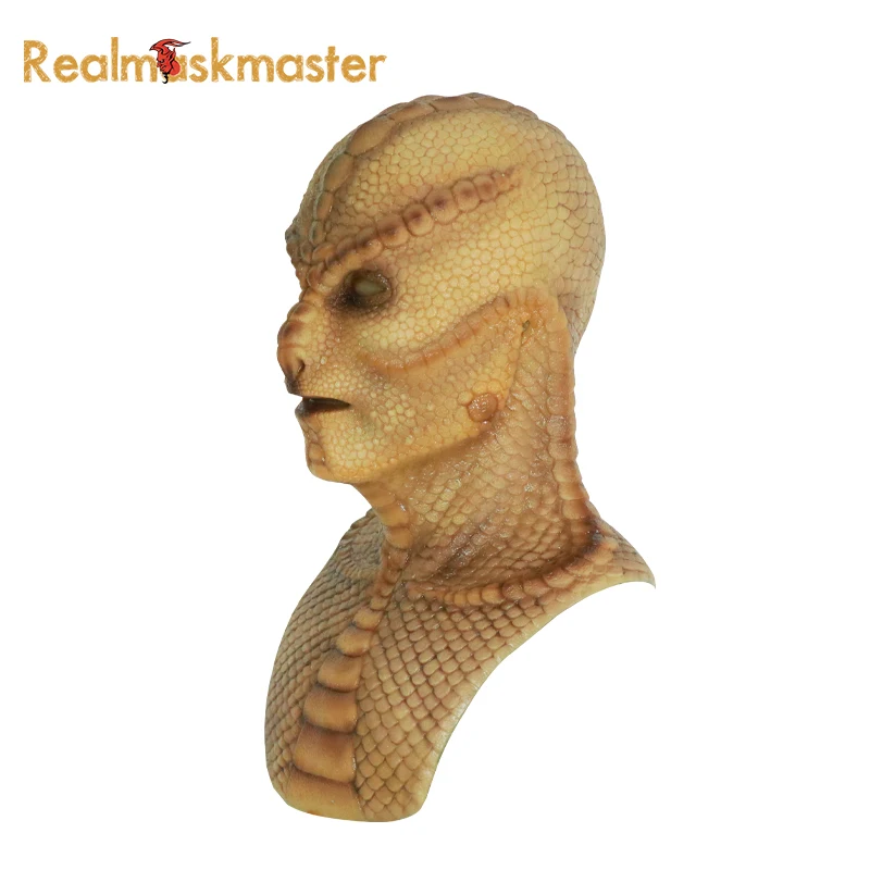 Realmaskmaster Реалистичная силиконовая маска ящерицы на Хэллоуин для мужчин, Вечерние Маски, искусственный Голубь из латекса, Вечерние Маски для взрослых