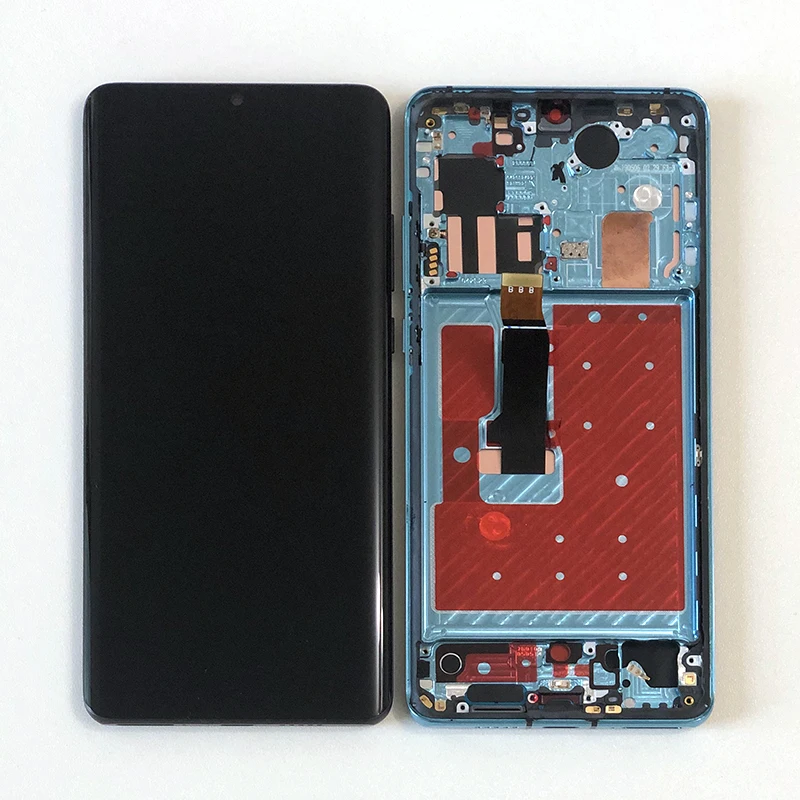 Original M&Sen For 6.47"Huawei P30 Pro VOG-L29 VOG-L09 VOG-L04 OLED LCD Display Screen+Touch Panel Digitizer Assembly Frame