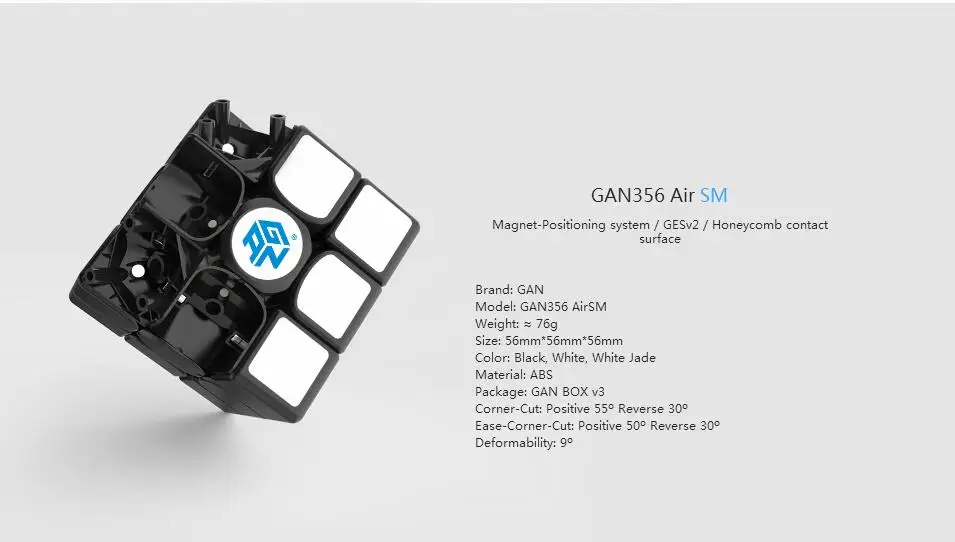 Gan356 RS Gan 356 Air SM v2 Master Puzzle Магнитный магический скоростной куб 3x3x3 Профессиональные Gans Cubo Magico магниты