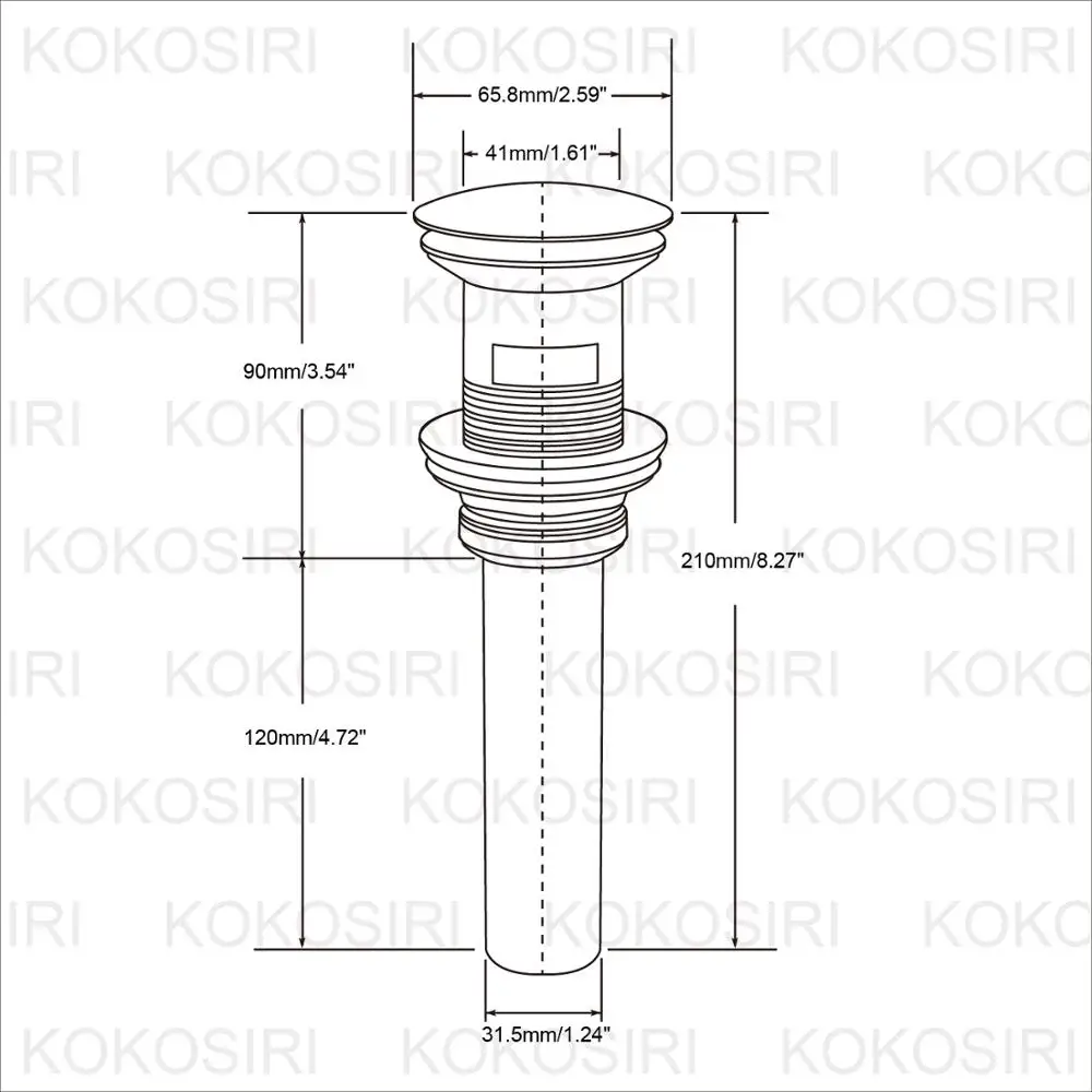 KOKOSIRI латунь ванная комната раковина сливной кран сосуд раковины всплывающие