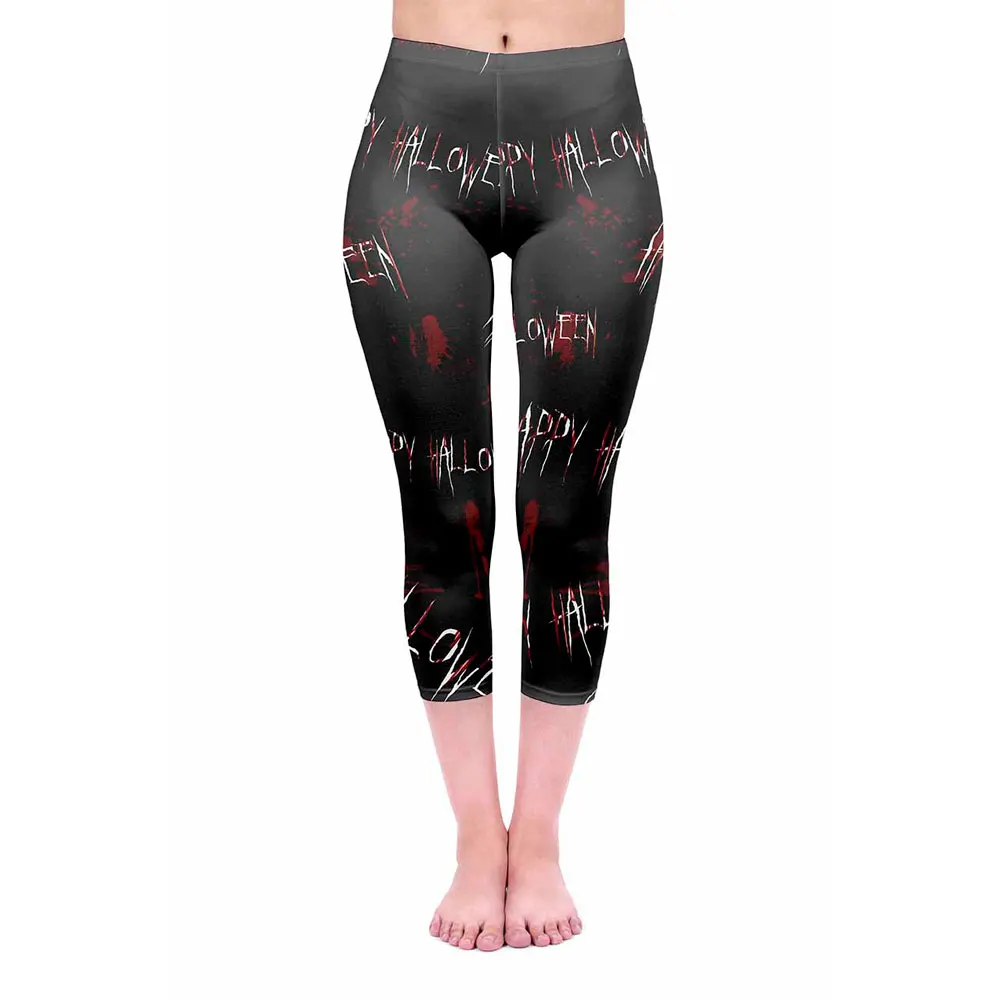 

Halloween Sexy Leggings Push Up Sport Women Gothic Tights With Print Gym Jogging Pants Knitted Leggings For Fitness