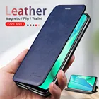 Кожаный магнитный флип-чехол для oppo a5 a9 2020, чехол для realme 5 6x2 pro real me 6 pro, чехол-книжка, чехол-бумажник