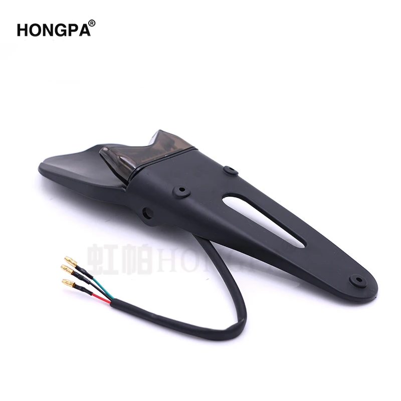 Держатель кронштейна номерного знака заднего крыла мотоцикла с 12V Светодиодный