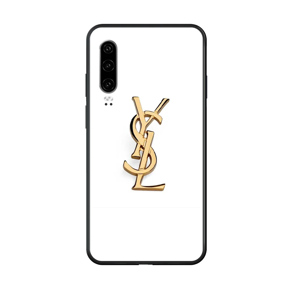 

Makeups Y-YSL Design Phone case For Huawei P 30 10 20 40 Lite Smart Z Pro 2019 black cover silicone back tpu prime painting