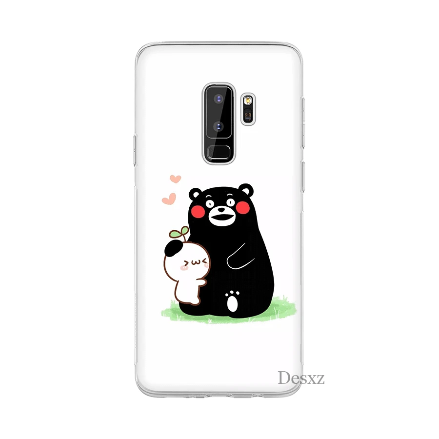 Кумамото медведь чехол для forSamsung S3 S4 S5 S6 S7 край S8 S9 S10 плюс S10e Note 8 9 жесткий корпус |