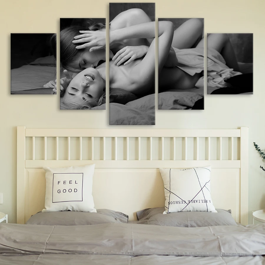 Обнаженная женщина Искусство сексуальное тело картина принты танцор в тишине