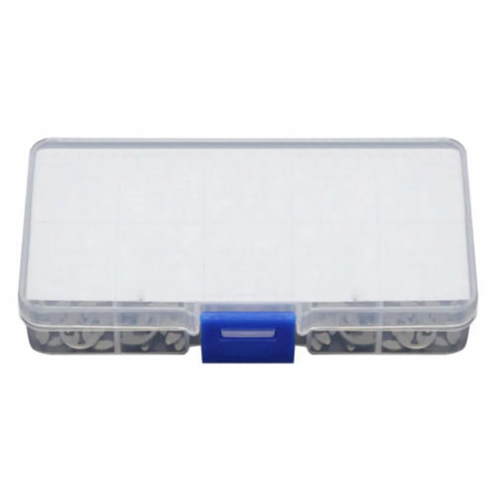 

120pcs Stainless Steel Electronic Clip Retaining Clip 1.5mm To 10mm Parts Set