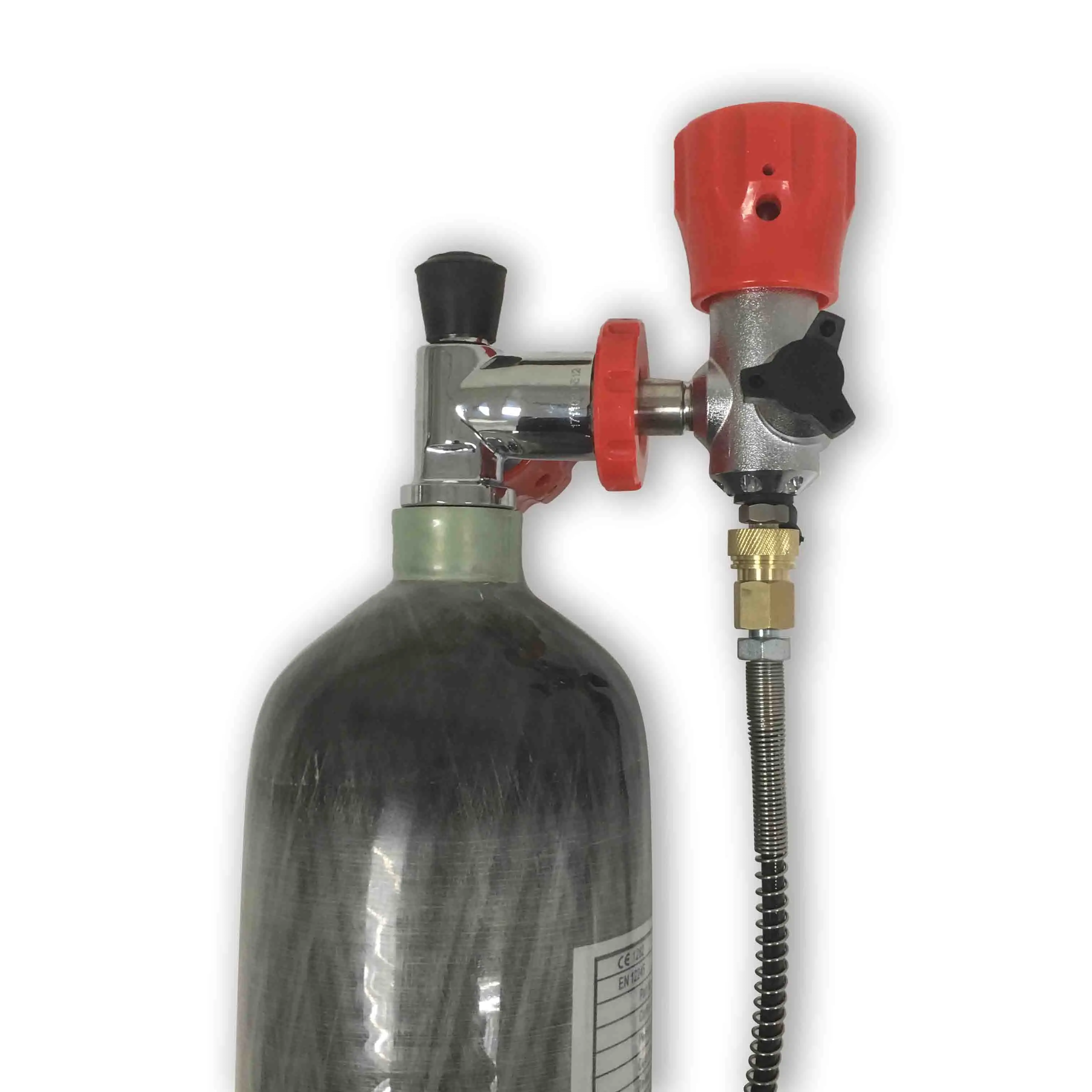 Kaufen AC1217101 Acecare 2.17L HPA Druckluft Tank PCP Carbon Faser Zylinder Für Jagd Airforce Condor Mit Ventil Füll Station